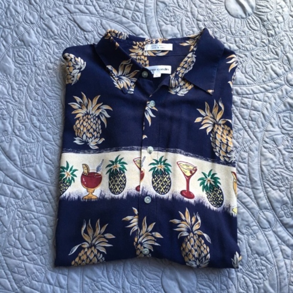 Pierre Cardin Hawaiian short sleeve shirt XL